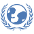 UNICEF in blue color