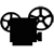 reel-to-reel movie projector