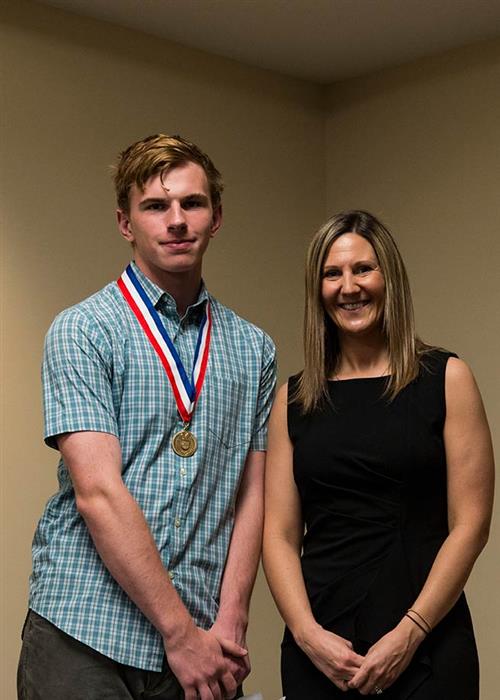 Hoffman Estates High School Senior Adam Meyers 
