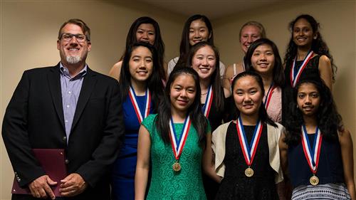 William Fremd High School Badminton team 