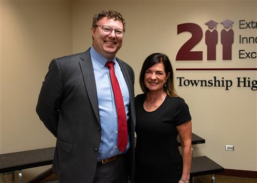 Alison Woytus with Brian Harlan